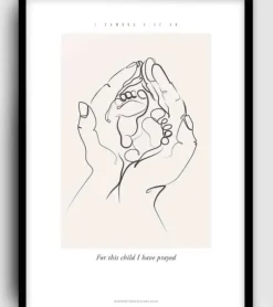 A3 Plakat: For this child I have prayed