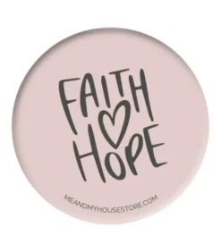 Badge: Faith, Hjerte, Hope