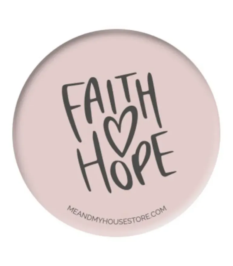 Badge: Faith, Hjerte, Hope