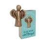 Bronzefigur, Der er altid en engel, 5 cm