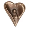 Bronze figur Hjerte der omslutter menneske
