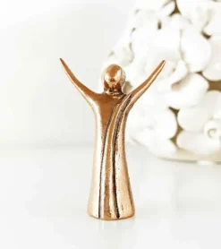 Bronzefigur, Lykke, 4 cm