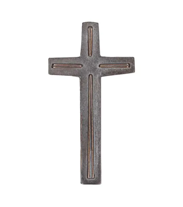 Bronzekors med stråler, 15 cm
