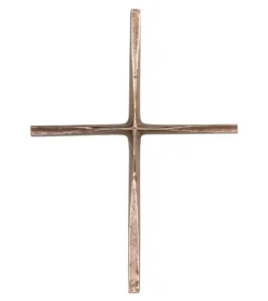 Bronzekors til væg, 25 cm