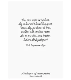 Dobbeltkort, Konfirmationskort m pige i blomstermark, A6
