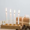 Engel adventsstage, guld til juletræslys