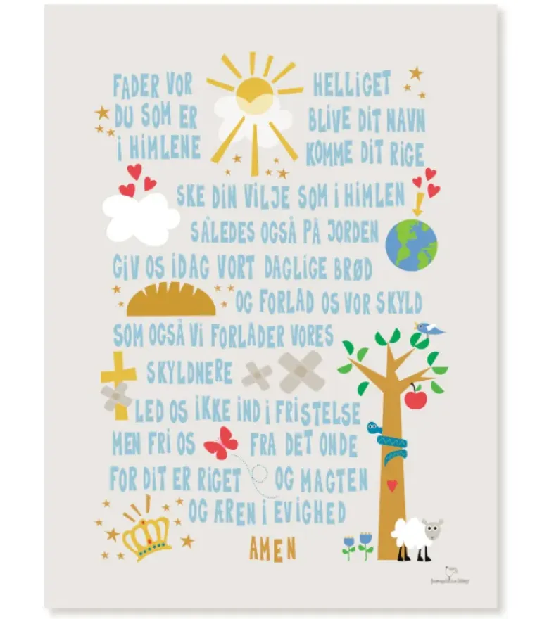 Fadervor-Plakat af Josephine Blay