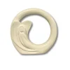 Fedtsten, Engel i ring, Ø 10 cm