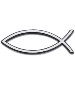 Fisk til bilen, akryl