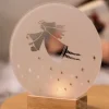 Glas Poetry fyrfadsstage med engel