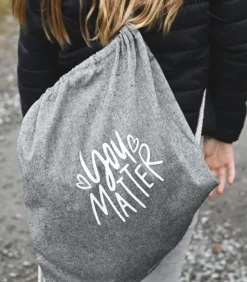 Gymnastiktaske i genbrugsbomuld: You Matter