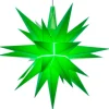 Herrnhuter Stjerne, Grøn, Plast, 13 cm LED