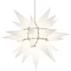Herrnhuter Stjerne, Hvid, Papir, 40 cm