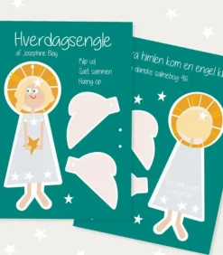 Hverdagseengel Klip-ud, blå kjole