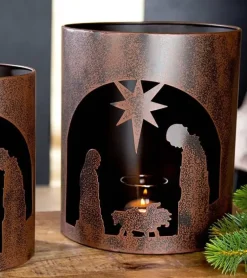Julekrybbe hurricane i metal, Stor