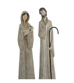 Julekrybbe, Maria med Jesus og Josef, 35 cm