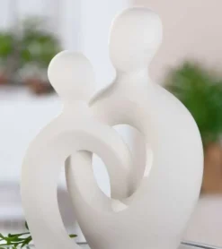 Keramikskulptur, Sammenføjet, 24 cm