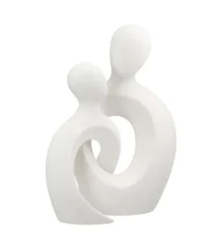 Keramikskulptur, Sammenføjet, 24 cm
