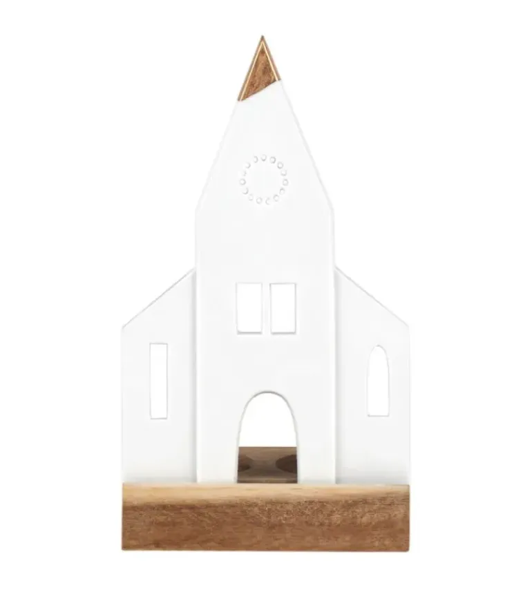Kirke Lyssilhuet