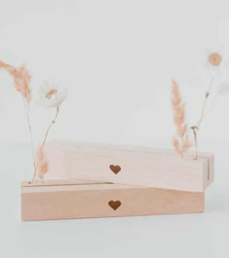 Kort og blomsterholder, 12cm