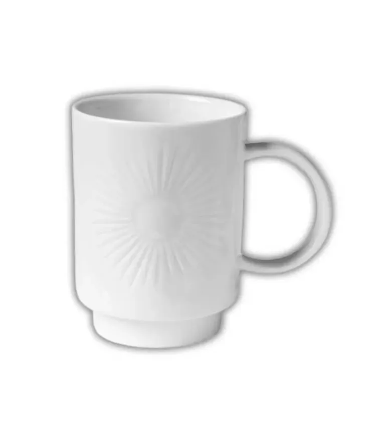 Krus med sol, Porcelæn