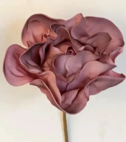 Kunstig blomst, Enkelt stilk, fucsia rød