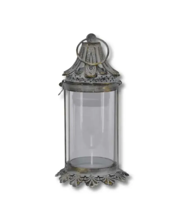 Lanterne, antik guld, 25cm