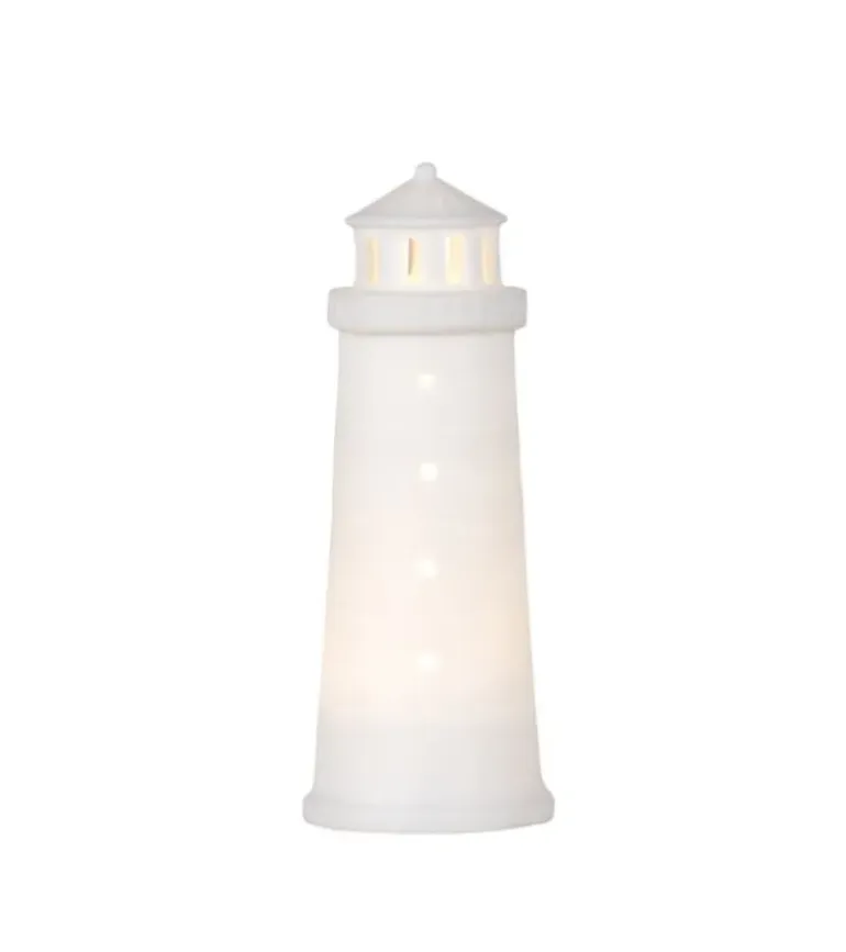 LED-fyrtårn i porcelæn, lille