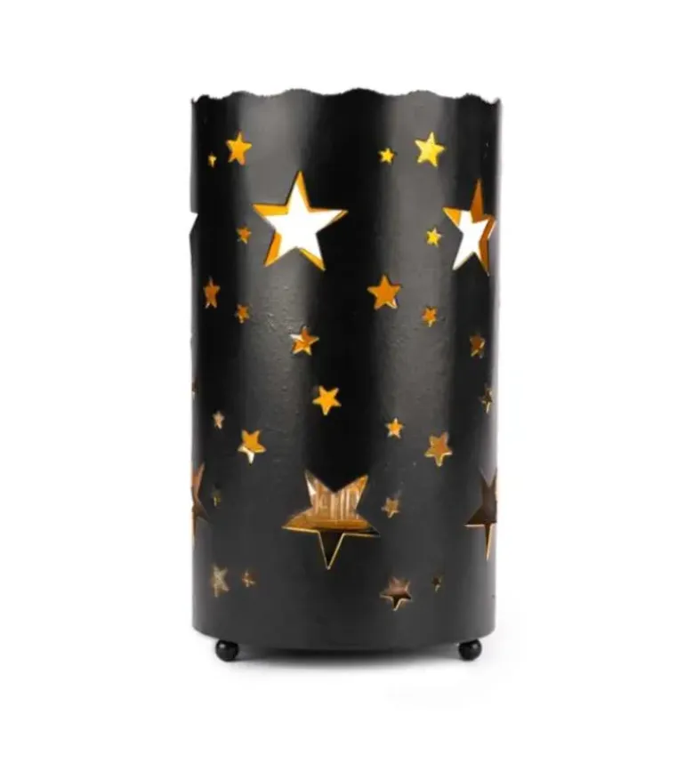 LED lanterne med stjerner, 23cm