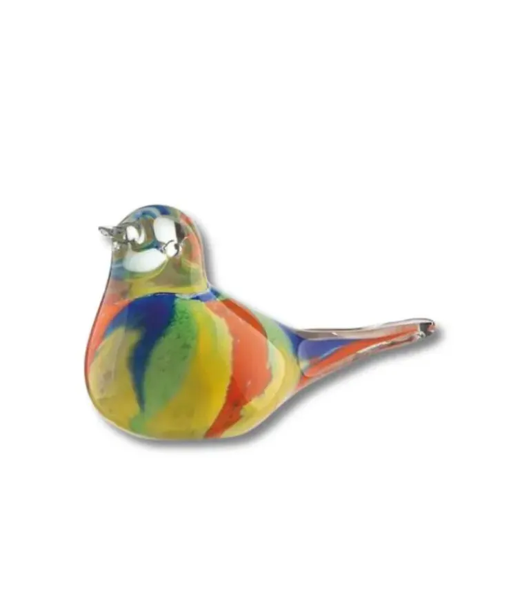 Multi farvet glasfugl