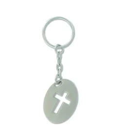 Nøglering med kors symbol