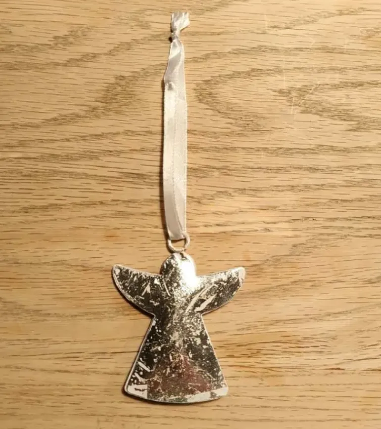 Ophæng, Engel, hvid og sølv