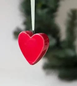 Ophæng, Rødt hjerte i porcelæn