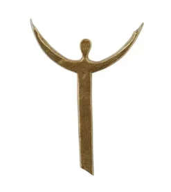 Opstandelseskors i bronze