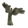Patineret Bronzeskulptur, Engel, Tillid, 21 cm