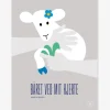 Plakat: BÅRET VED MIT HJERTE af Josephine Blay