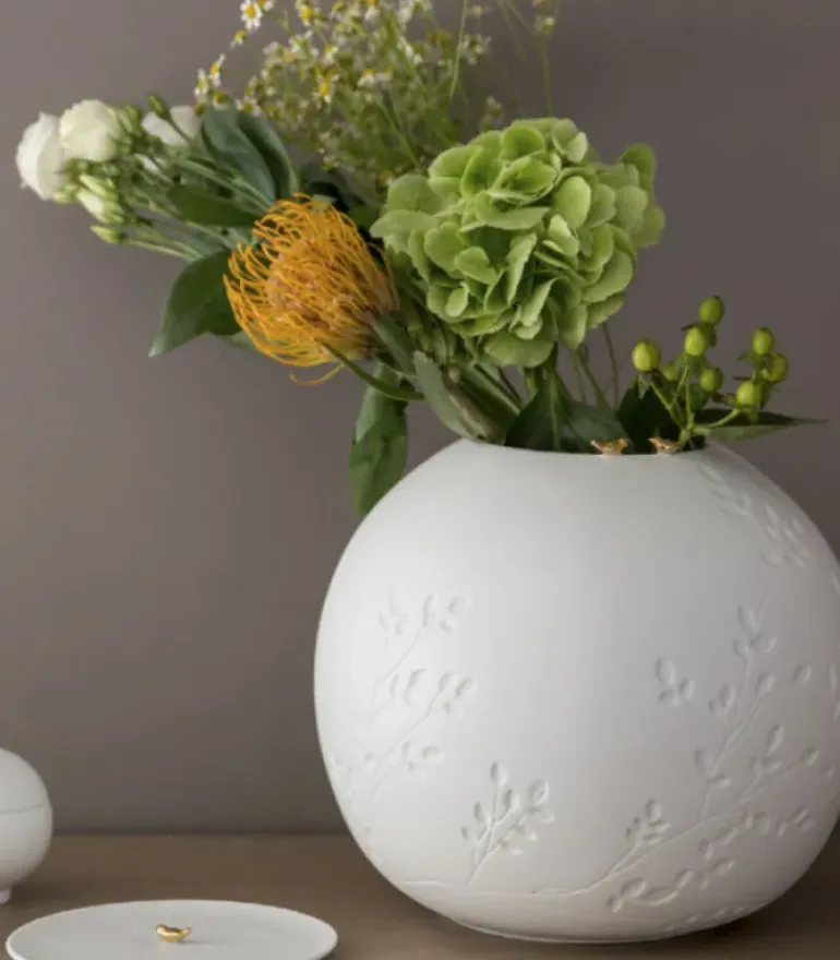 Porcelæns Vase: “Love-stories Bird”