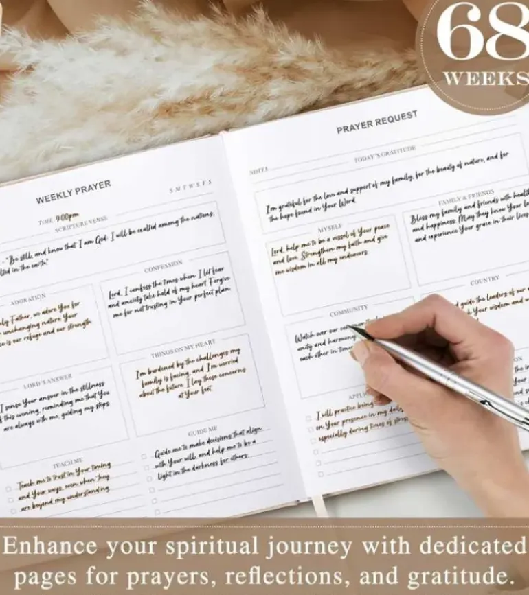 Prayer Journal, Creme