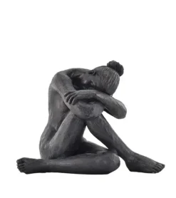 Skulptur, Elegant Kvinde, 30 cm