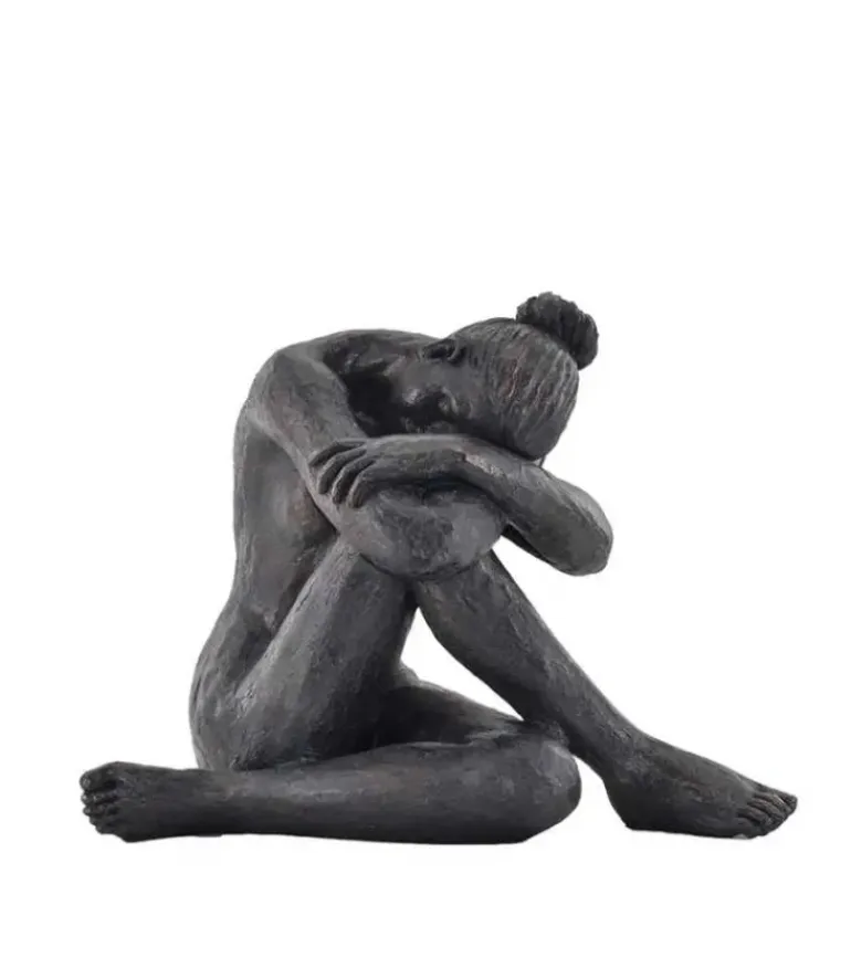 Skulptur, Elegant Kvinde, 30 cm