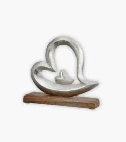 Skulptur, Et Hjerte i hjertet, 20 cm