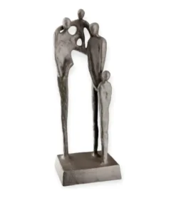 Skulptur, Familien er hjertets hjem, 23 cm