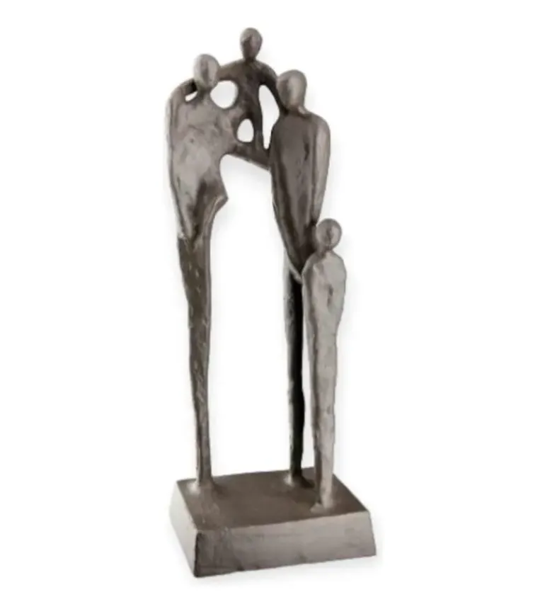 Skulptur, Familien er hjertets hjem, 23 cm