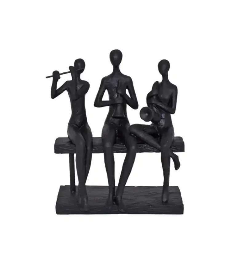 Skulptur, Musikanter på bænk