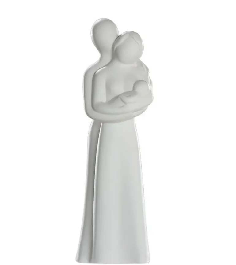 Skulptur: Nybagte forældre, Keramik, H 32cm
