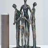 Skulptur: Sammenhold med 4 personer, 30 cm