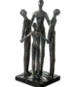 Skulptur: Sammenhold med 4 personer, 30 cm
