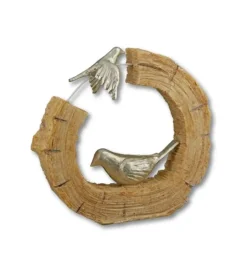 Skulptur, To fugle, 19 cm