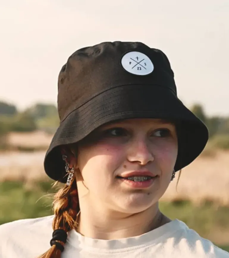 Sort bøllehat: Salme 23