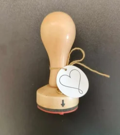 Stempel Hjerte med loop